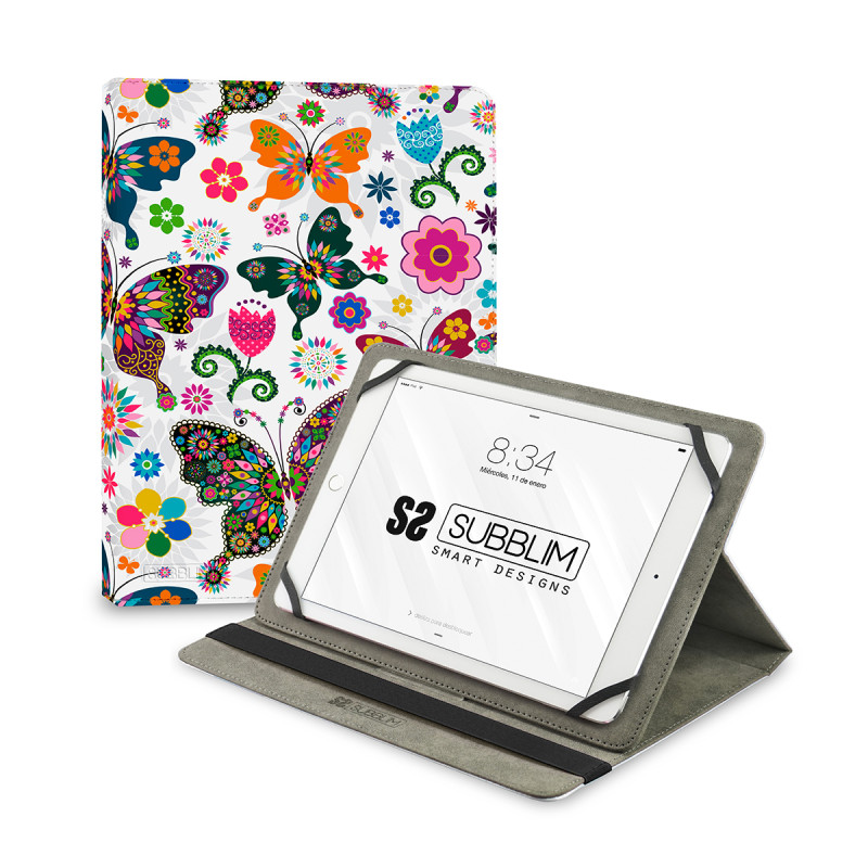 FUNDA TABLET UNIVERSAL TRENDY CASE MARIPOSAS 11\"