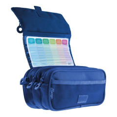 ESTUCHE PORTATODO OFFICE BOX "COLORLINE TRIPLE"