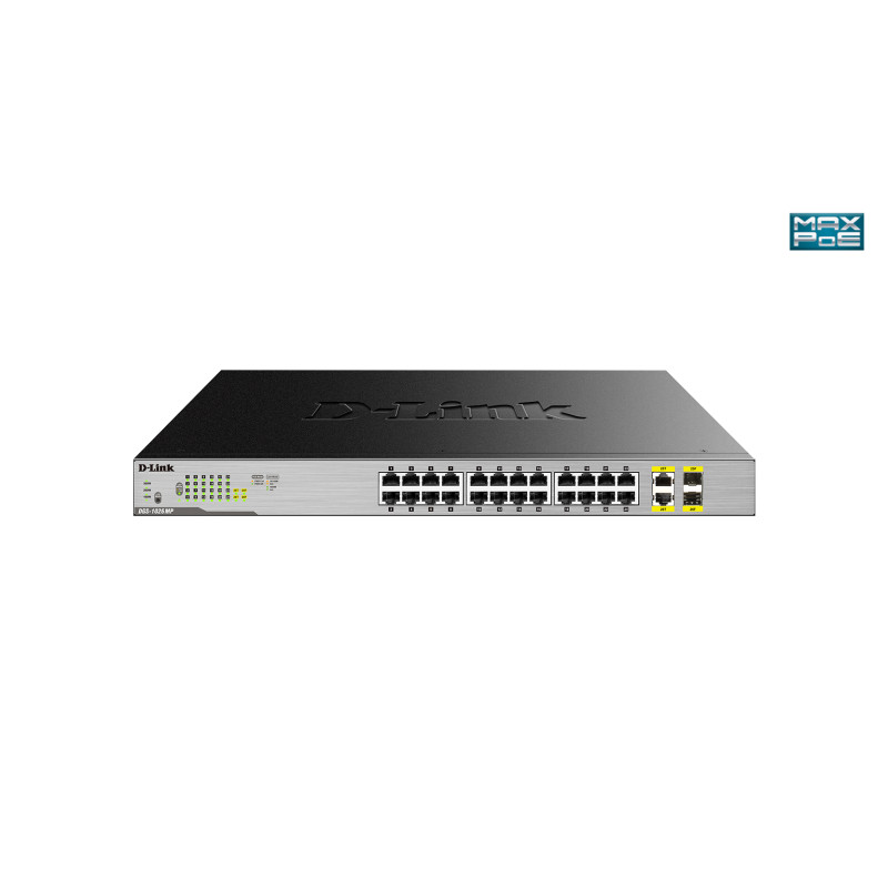 DGS-1026MP SWITCH NO ADMINISTRADO GIGABIT ETHERNET (10/100/1000) ENERGÍA SOBRE ETHERNET (POE) NEGRO,