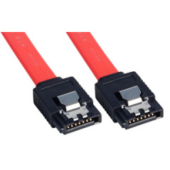 SATA CABLE, 0.5M CABLE DE SATA 0,5 M ROJO