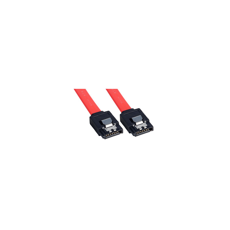 SATA CABLE, 0.5M CABLE DE SATA 0,5 M ROJO