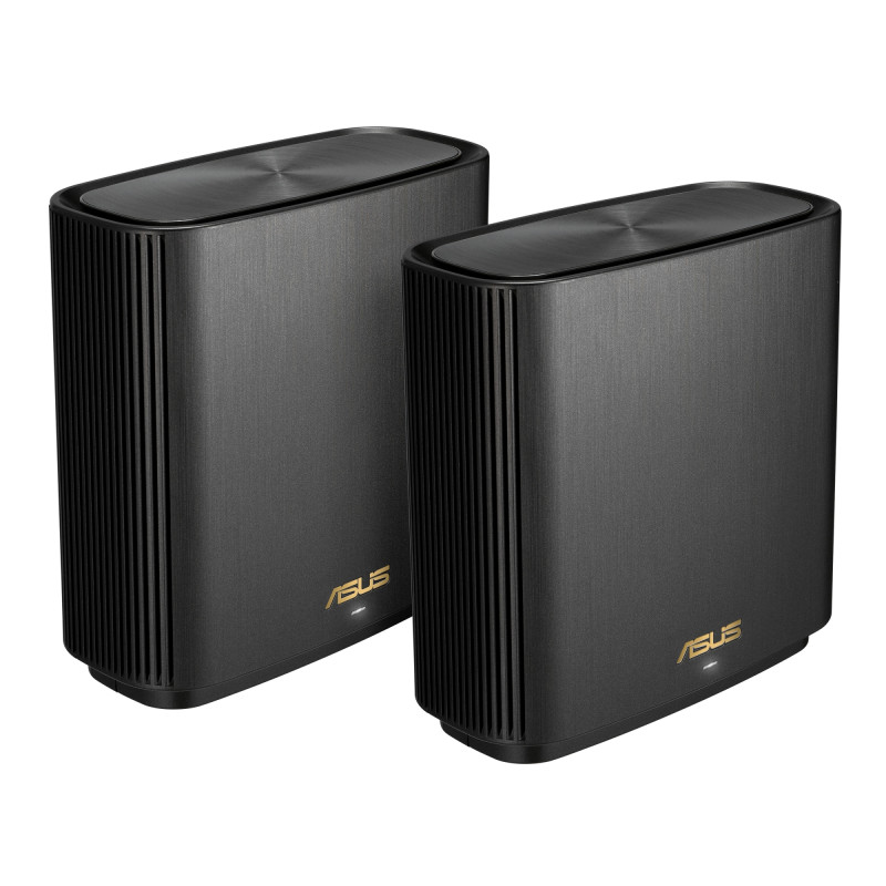 ZENWIFI AX (XT9) AX7800 1ER PACK SCHWARZ TRIBANDA (2,4 GHZ/5 GHZ/5 GHZ) WI-FI 6 (802.11AX) NEGRO 4 INTERNO