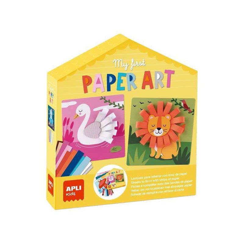 KIT MANUALIDADES APLI KIDS "MY FIRST PAPER ART DIY"