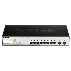 DGS-1210-08P SWITCH L2 GIGABIT ETHERNET (10/100/1000) ENERGÍA SOBRE ETHERNET (POE) NEGRO