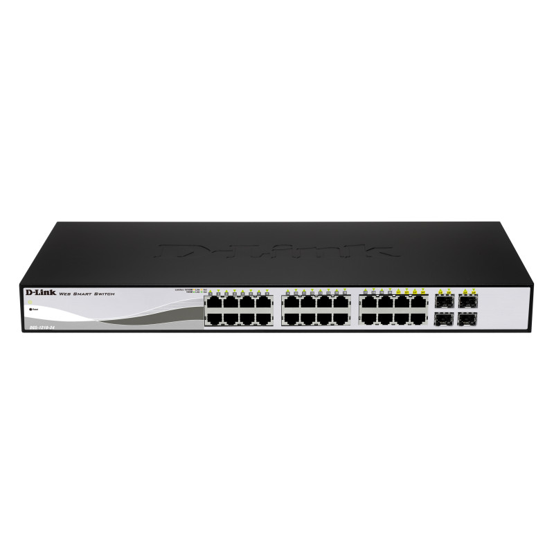 DGS-1210-24P SWITCH L2 GIGABIT ETHERNET (10/100/1000) NEGRO