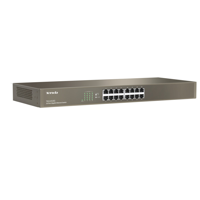 TEG1016G SWITCH NO ADMINISTRADO GIGABIT ETHERNET (10/100/1000) 1U AZUL