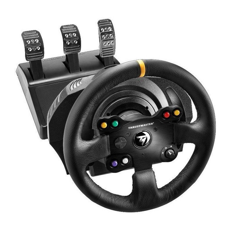 4460133 MANDO Y VOLANTE NEGRO VOLANTE + PEDALES PC, XBOX ONE