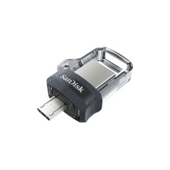 ULTRA DUAL M3.0 UNIDAD FLASH USB 32 GB USB TYPE-A / MICRO-USB 3.2 GEN 1 (3.1 GEN 1) NEGRO, PLATA, TR