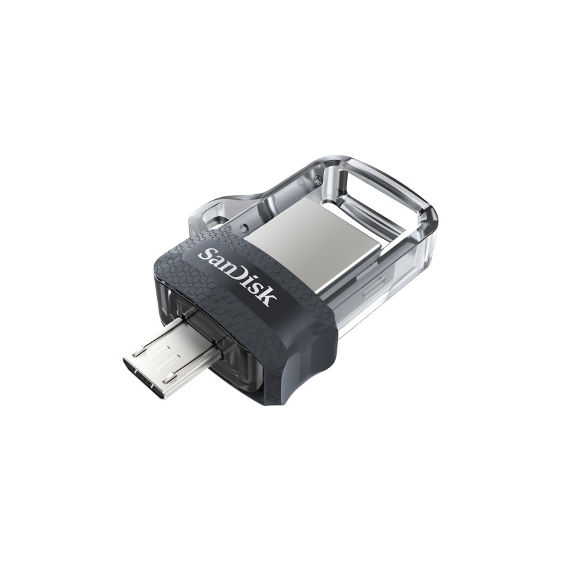 ULTRA DUAL M3.0 UNIDAD FLASH USB 32 GB USB TYPE-A / MICRO-USB 3.2 GEN 1 (3.1 GEN 1) NEGRO, PLATA, TR