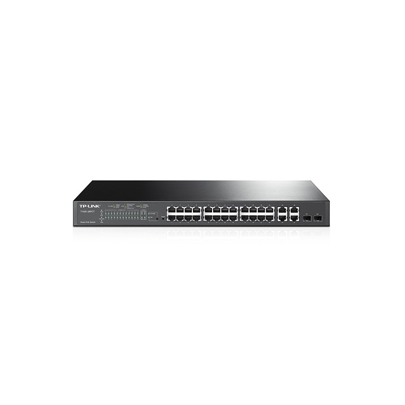 T1500-28PCT GESTIONADO L2 FAST ETHERNET (10/100) ENERGÍA SOBRE ETHERNET (POE) 1U NEGRO