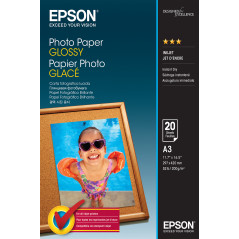 PHOTO PAPER GLOSSY - A3 - 20 HOJAS