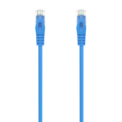 CABLE DE RED LATIGUILLO RJ45 LSZH CAT.6A 500 MHZ UTP AWG24, AZUL, 0.5M