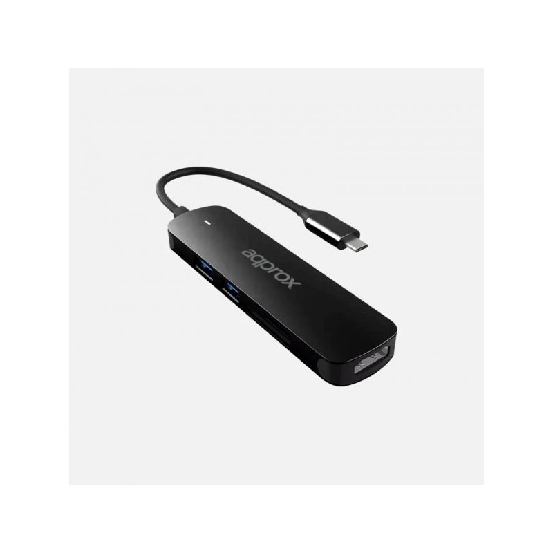 APPC45 HUB DE INTERFAZ USB TIPO C 5000 MBIT/S NEGRO