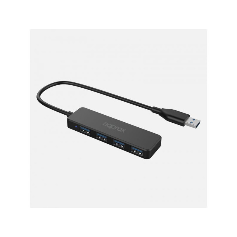APPC49 HUB DE INTERFAZ USB 3.2 GEN 2 (3.1 GEN 2) TYPE-A 5000 MBIT/S NEGRO