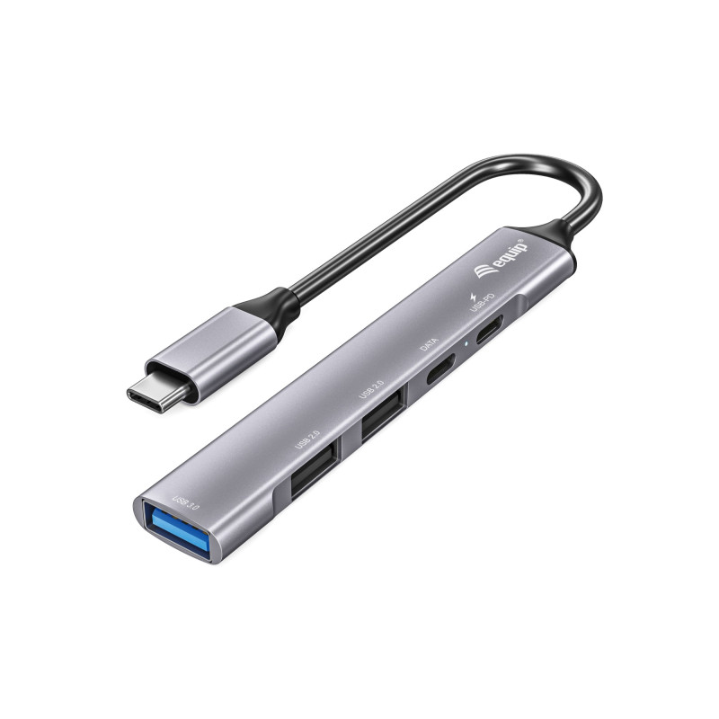 128962 HUB DE INTERFAZ USB 3.2 GEN 1 (3.1 GEN 1) TYPE-C 5000 MBIT/S PLATA