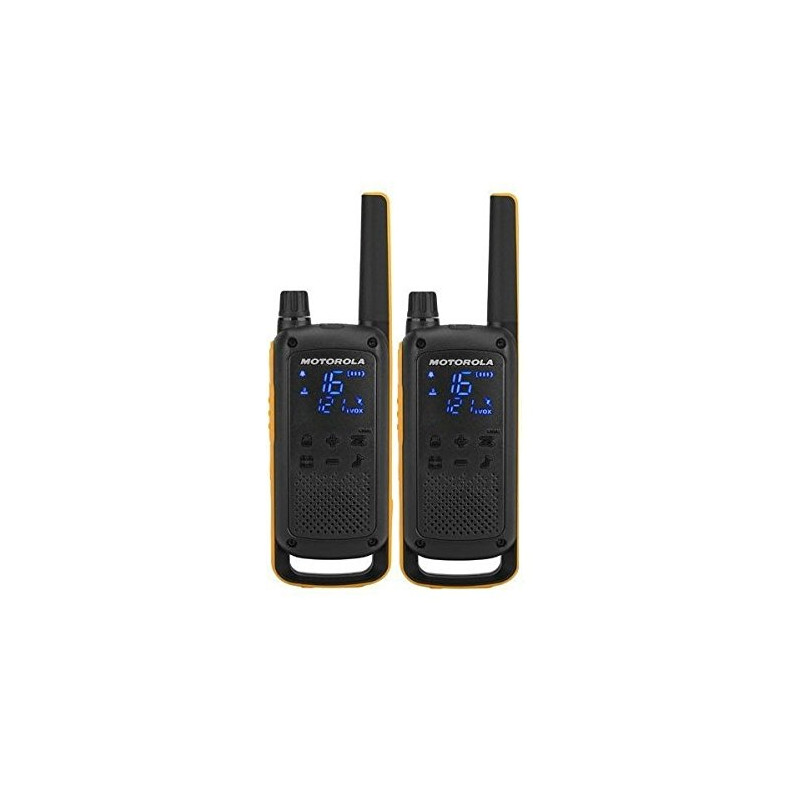 TALKABOUT T82 EXTREME TWIN PACK TWO-WAY RADIOS 16 CANALES NEGRO, NARANJA