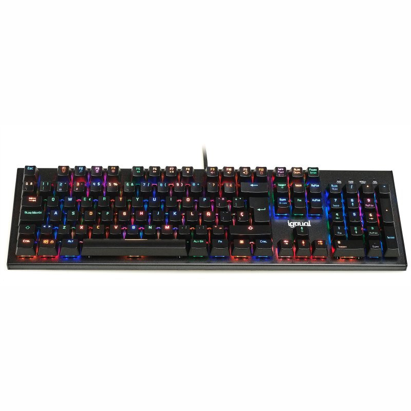 TECLADO GAMING MECÁNICO OBSIDIAN RGB NEGRO