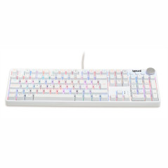 TECLADO GAMING MECÁNICO PEARL RGB BLANCO