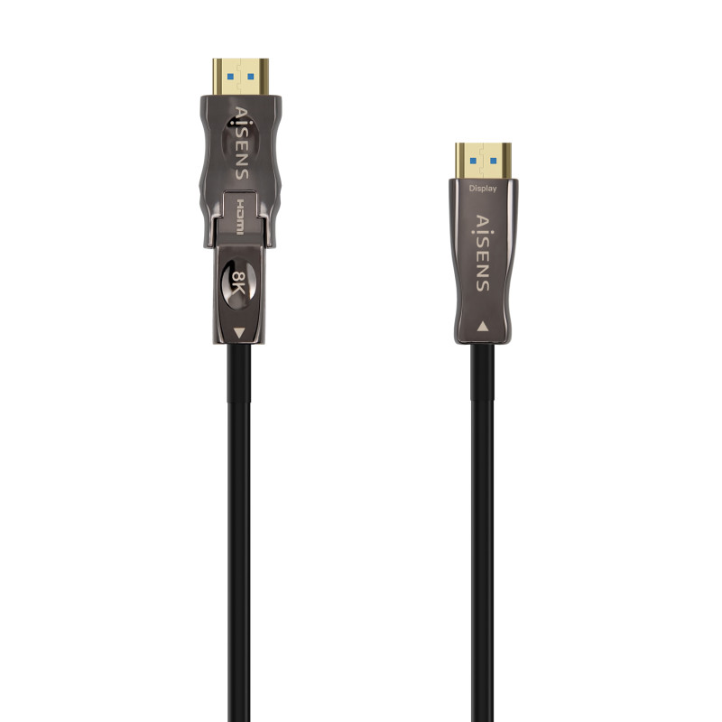 CABLE HDMI V2.1 AOC DESMONTABLE ULTRA ALTA VELOCIDAD / HEC 8K@60HZ 4K@120HZ 4:4:4 48GBPS, A/M-D/A/M, NEGRO, 40M