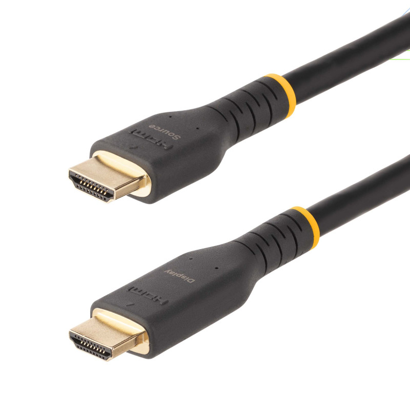 CABLE DE 10M HDMI ACTIVO - HDMI 2.0 4K 60HZ UHD - CABLE DE SERVICIO PESADO - RESISTENTE - CON FIBRA 