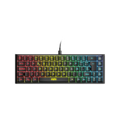 455072 TECLADO USB QWERTY NEGRO