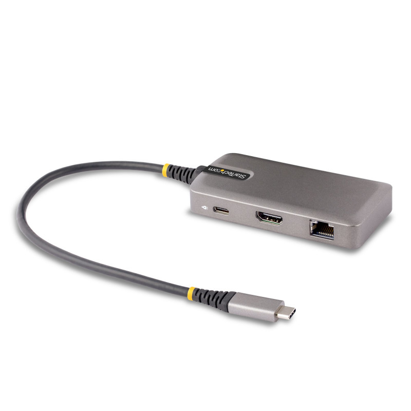 ADAPTADOR MULTIPUERTOS USB-C - DOCKING STATION USB TIPO C HDMI 4K60 - HUB LADRÓN  USB 3.0 DE