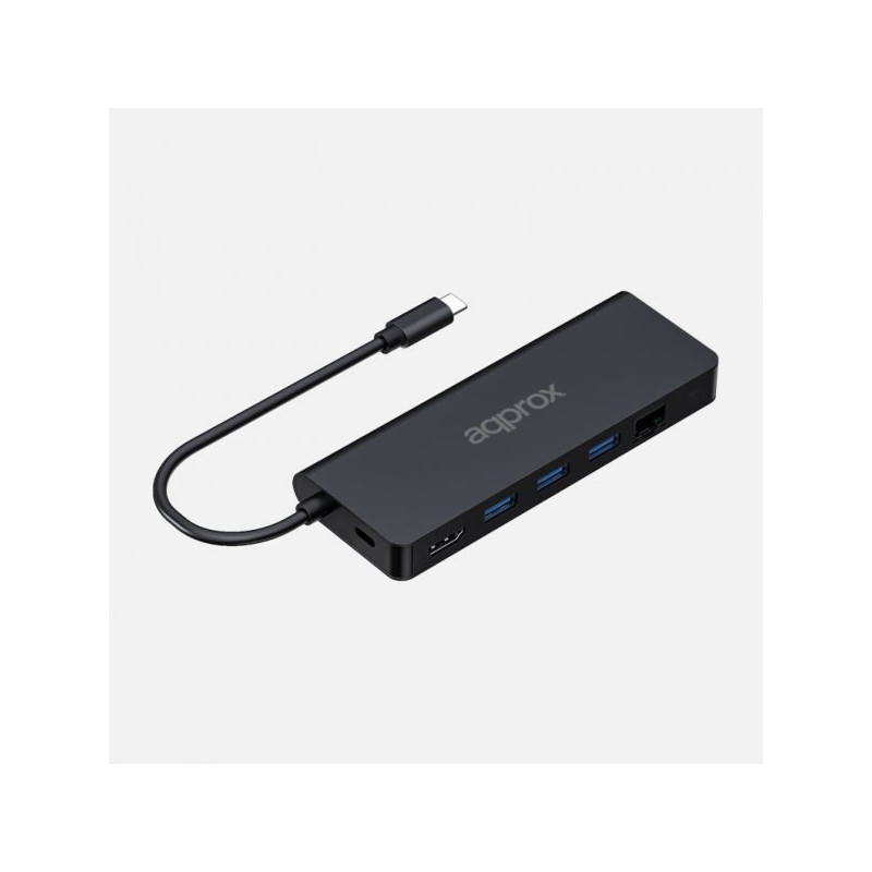 APPC53 HUB DE INTERFAZ USB 3.2 GEN 1 (3.1 GEN 1) TYPE-C 1000 MBIT/S NEGRO