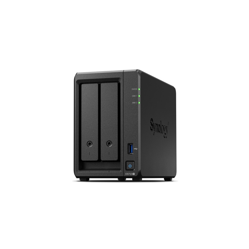 DISKSTATION DS723+ SERVIDOR DE ALMACENAMIENTO NAS TORRE ETHERNET NEGRO R1600