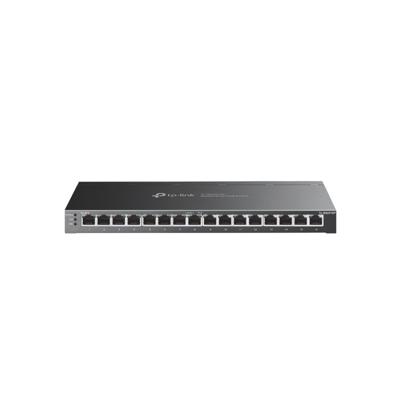 TL-SG2016P SWITCH L2/L3/L4 GIGABIT ETHERNET (10/100/1000) ENERGÍA SOBRE ETHERNET (POE) NEGRO