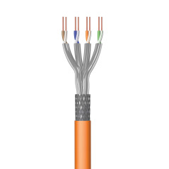 IM1226 CABLE DE RED NARANJA 50 M CAT7 S/FTP (S-STP)