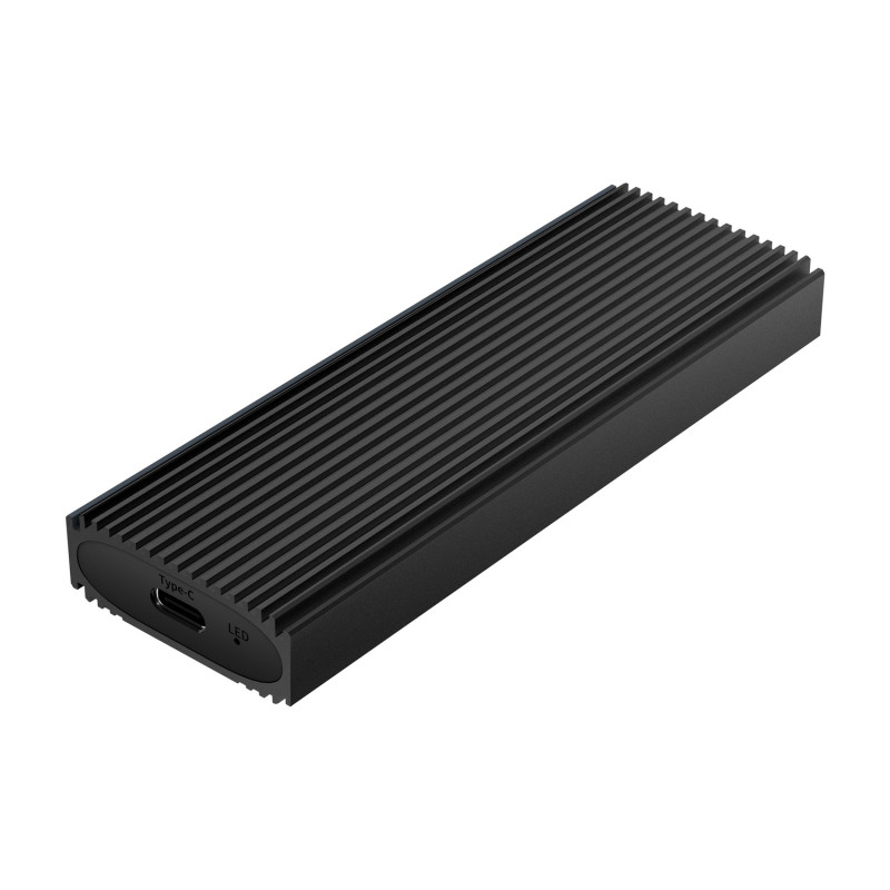 CAJA EXTERNA M.2 (NGFF) ASM2-022B NVME A USB3.2 GEN2, NEGRA