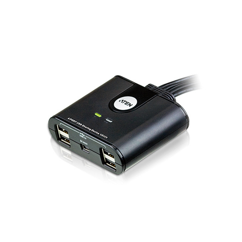 SWITCH DE PERIFÉRICOS USB 2.0 DE 4 X 4 PUERTOS