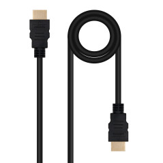 CABLE HDMI V2.0 4K@60HZ 18GBPS A/M-A/M, 0.5 M, NEGRO