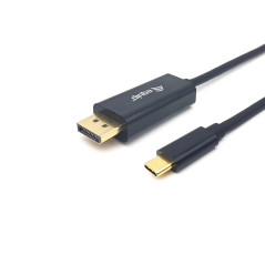 133426 ADAPTADOR DE CABLE DE VÍDEO 1 M USB TIPO C DISPLAYPORT GRIS