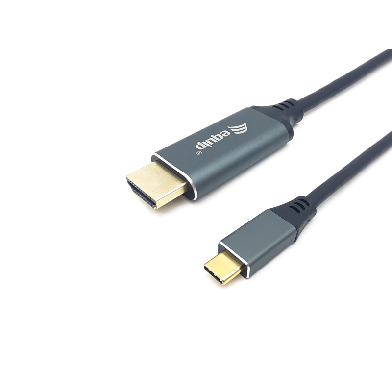 133417 ADAPTADOR DE CABLE DE VÍDEO 3 M USB TIPO C HDMI TIPO A (ESTÁNDAR) GRIS, NEGRO