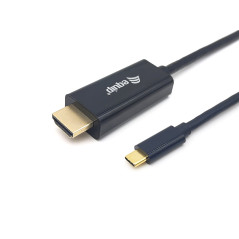 133411 ADAPTADOR DE CABLE DE VÍDEO 1 M USB TIPO C HDMI TIPO A (ESTÁNDAR) NEGRO