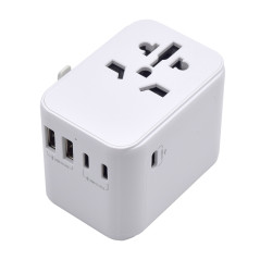 EW1470 ADAPTADOR DE ENCHUFE ELÉCTRICO UNIVERSAL BLANCO