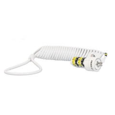 001234 CABLE ANTIRROBO BLANCO 1,8 M