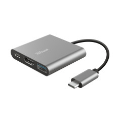 DALYX USB 3.2 GEN 1 (3.1 GEN 1) TYPE-C 5 MBIT/S ALUMINIO, NEGRO