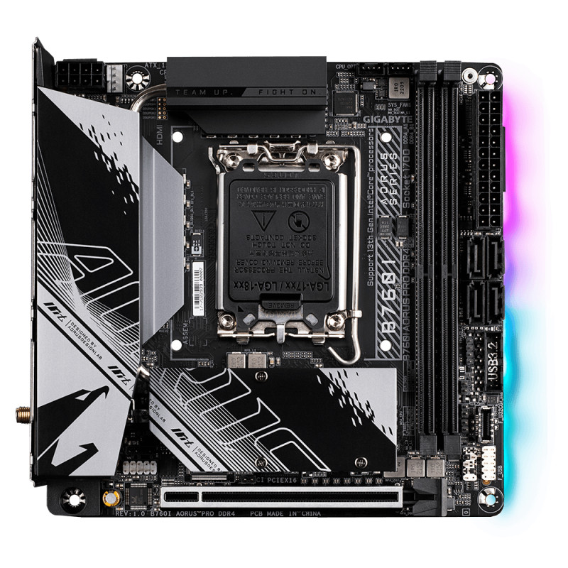 B760I AORUS PRO DDR4 PLACA BASE INTEL B760 EXPRESS LGA 1700 MINI ITX