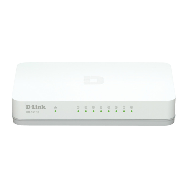 GO-SW-8G/E SWITCH NO ADMINISTRADO GIGABIT ETHERNET (10/100/1000) BLANCO