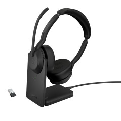 EVOLVE2 55 AURICULARES INALÁMBRICO Y ALÁMBRICO DIADEMA OFICINA/CENTRO DE LLAMADAS BLUETOOTH BASE DE 