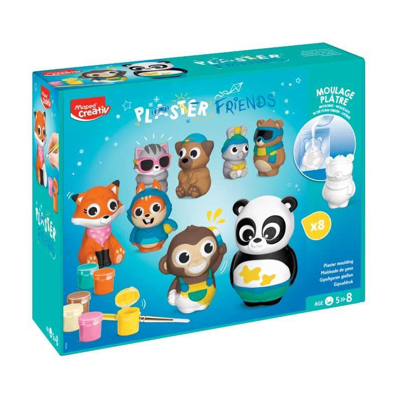 MAXI SET MAPED "PLASTER FRIENDS 8 FIGURAS"