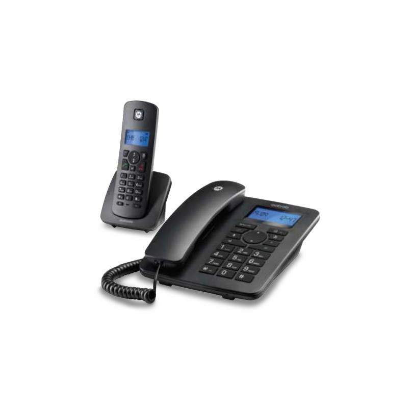 C4201 TELÉFONO DECT/ANALÓGICO IDENTIFICADOR DE LLAMADAS NEGRO