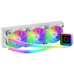 ML-ULTRA360 BLANCO REFRIGERACIÓN LÍQUIDA CPU TDP 650W ESPEJO INFINITO 3 VENTILADORES SILENCIOSOS FDB