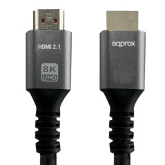 APPC62 CABLE HDMI 1 M HDMI TIPO A (ESTÁNDAR) NEGRO, GRIS