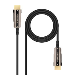 CABLE HDMI V2.0 AOC 4K@60HZ 18GBPS A/M-A/M, NEGRO, 15 M