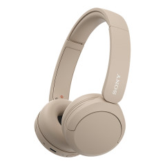 WH-CH520 AURICULARES INALÁMBRICO DIADEMA LLAMADAS/MÚSICA USB TIPO C BLUETOOTH BASE DE CARGA CREMA DE