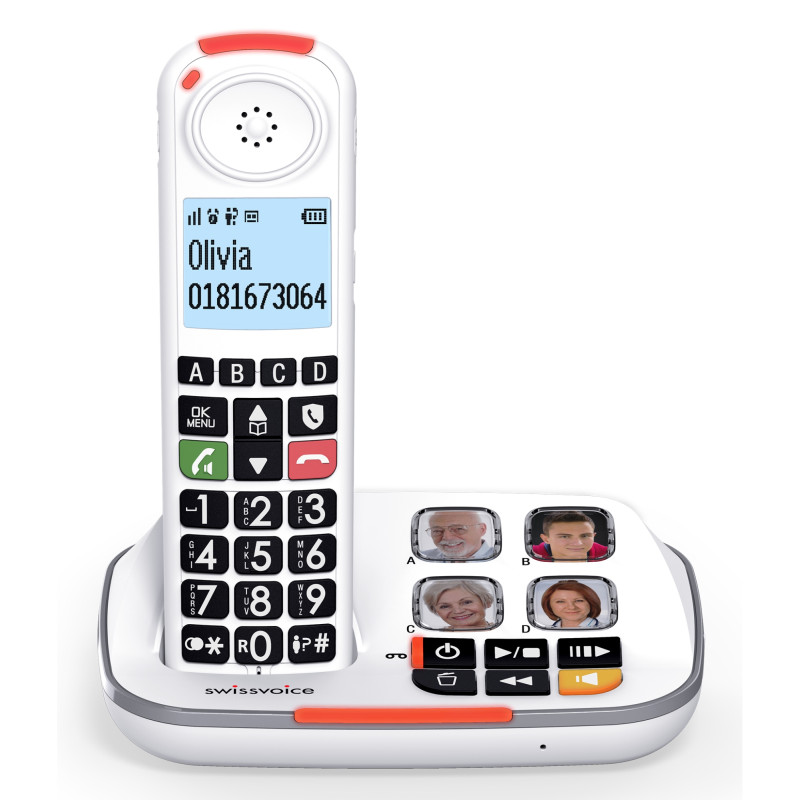 XTRA 2355 TELÉFONO DECT IDENTIFICADOR DE LLAMADAS BLANCO