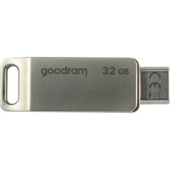 ODA3 UNIDAD FLASH USB 32 GB USB TYPE-A / USB TYPE-C 3.2 GEN 1 (3.1 GEN 1) PLATA